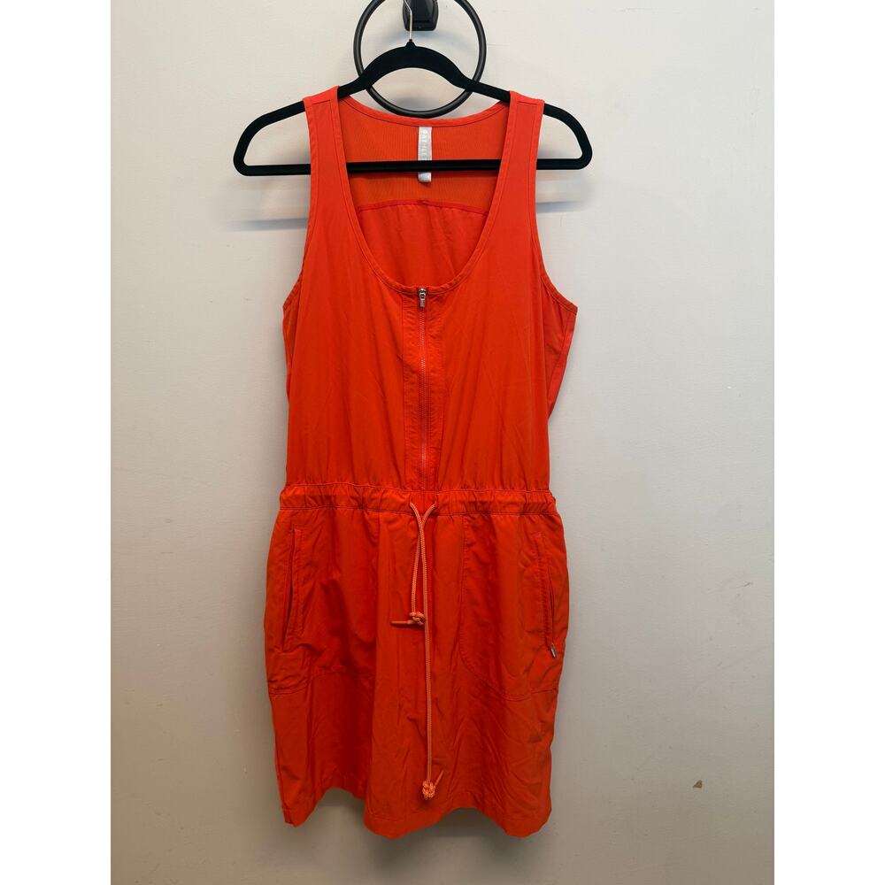 Athleta Expedition Dress, Orange Vermillion, Size 14, retail $98 #446859
